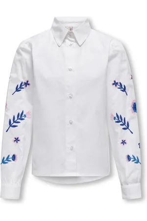 ONLY Kogzora lise ls emb. shirt wvn off-white