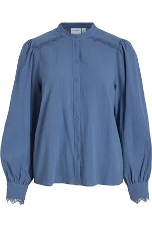VILA Viclio ls button shirt raf