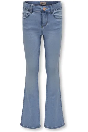 ONLY Kogroyal life reg flared p blue denim
