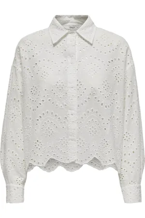 ONLY Onlvalais ls shirt wvn noos off-white