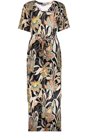 Geisha Dress v-neck aop dessin