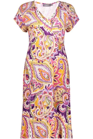 Geisha Dress short sleeves aop dessin