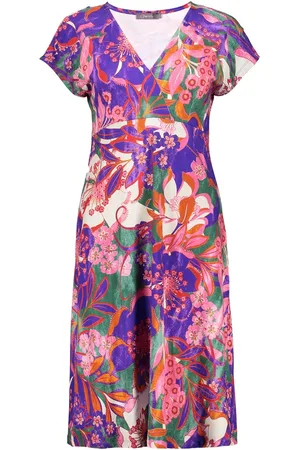 Geisha Dress short sleeves aop dessin