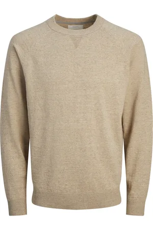 JACK & JONES Jprccmiles knit crew neck beige