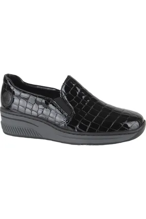 Rieker 48752-00 dames instappers sportief