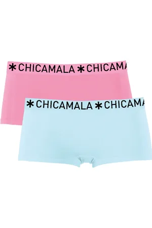 Muchachomalo Meisjes 2-pack boxershorts effen