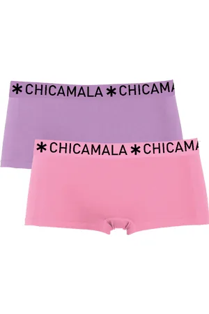 Muchachomalo Meisjes 2-pack boxershorts effen