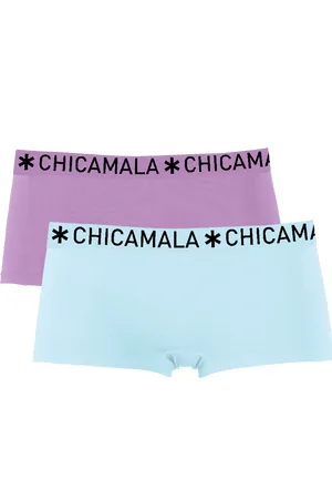 Muchachomalo Meisjes 2-pack boxershorts effen