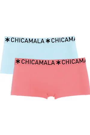 Muchachomalo Meisjes 2-pack boxershorts effen