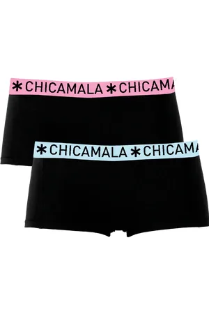 Muchachomalo Meisjes 2-pack boxershorts effen