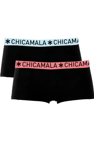 Muchachomalo Meisjes 2-pack boxershorts effen
