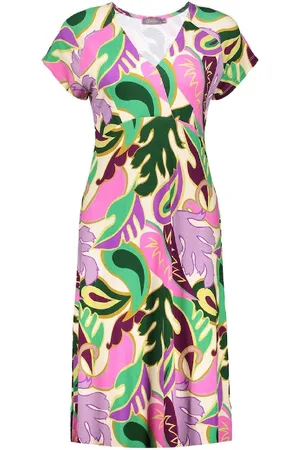Geisha 47137-60 june dress short sleeves aop