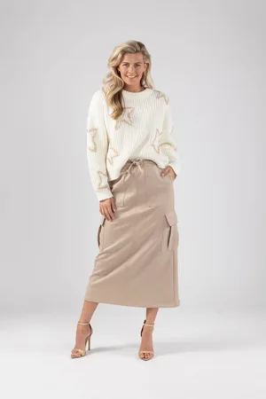 NUKUS Brooklyn skirt sand