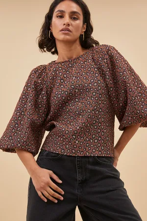 BY-BAR 24512024 zasu jacquard blouse