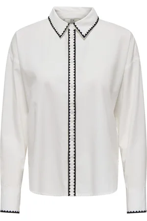JACQUELINE DE YONG Jdylorenzo ls emb. shirt wvn off-white