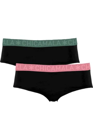 Muchachomalo Meisjes 2-pack hipster effen
