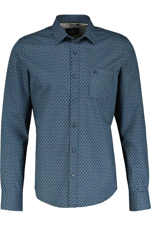 Lerros Heren overhemd 24810421 485 classic navy