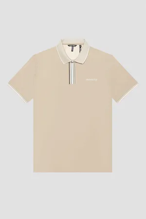Antony Morato Polo s24 foam logo sand