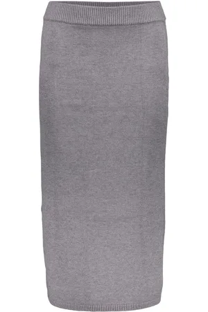 Geisha 46524-10 900 skirt knit grey melange