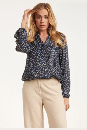 Smashed Lemon 24656 blouse met hartvormige dierenprinttinten |