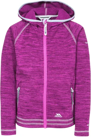 Trespass Childrens girls goodness full zip hooded fleece jacket
