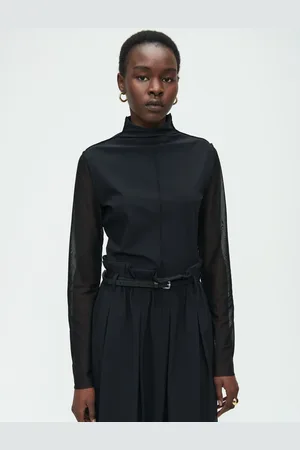 Jane Lushka Zara top technical jersey black