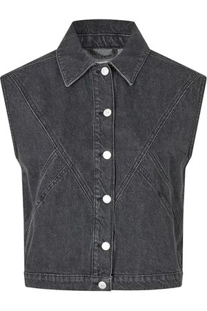 mbyM Kastine-m gilet black washed