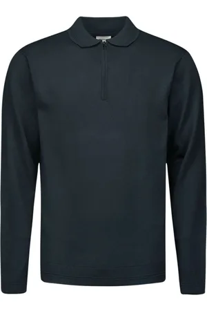 No Excess Pullover polo half zip night