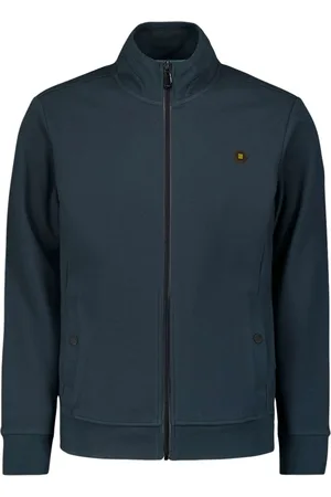 No Excess Sweater full zipper twill jacquard night