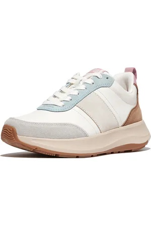 FitFlop F-mode flow sneaker leather & suede mix v2