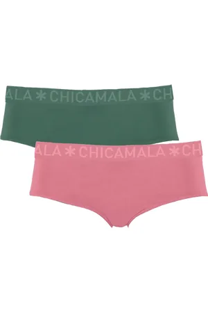 Muchachomalo Meisjes 2-pack hipster effen