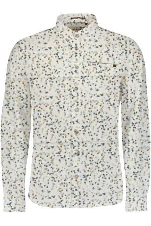 No Excess Shirt stretch allover printed cloud