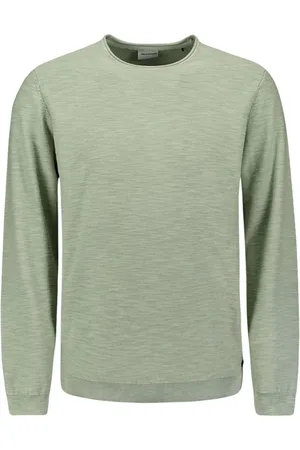 No Excess Pullover crewneck garment dyed + st smoke