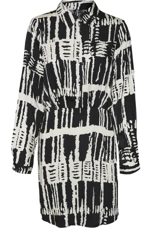 VERO MODA Vmcindy cleo ls short shirtdress dessin