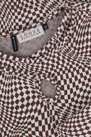 LOOXS Revolution Top met swirl check print voor meisjes in de kleur