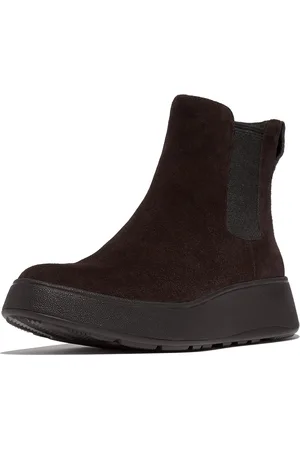 FitFlop F-mode suede flatform chelsea boots