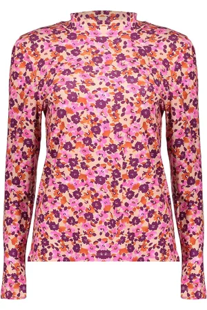 Geisha 42902-40 420 t-shirt aop flowers pink/burgundy/orange