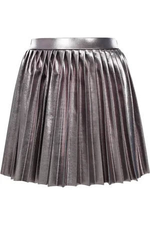 LOOXS Revolution Meisjes plooi rok metallic mink