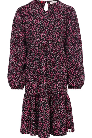 LOOXS Revolution Meisjes jurk crinkel mini bloemen