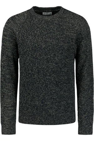 No Excess Pullover crewneck 3 coloured rib night