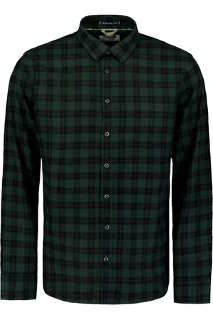 No Excess Shirt check dark green