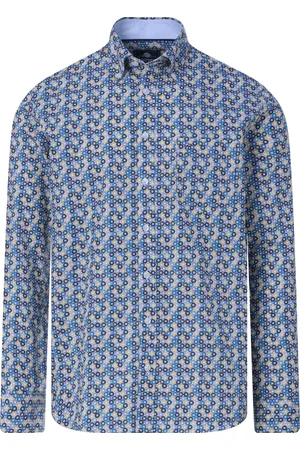 Campbell Casual overhemd met lange mouwen