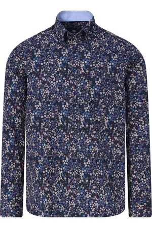 Campbell Casual overhemd met lange mouwen