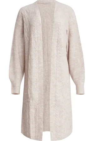 Smashed Lemon 24630 e oversized open cardigan met vlechtstructuur |
