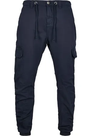 Urban classics Effen cargo broek voor heren