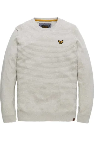 No Excess Pullover half zipper off-white