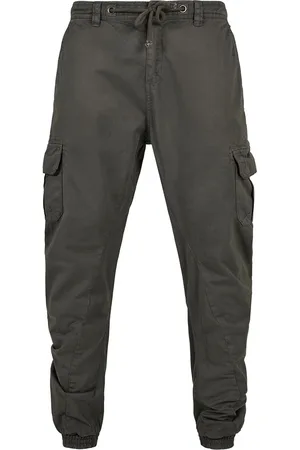 Urban classics Effen cargo broek voor heren