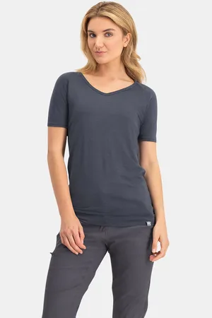 Nomad Pure merinowol t-shirt dames | graphite