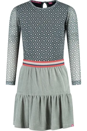 MAYCE Winter jurk meisjes mesh, hartjes