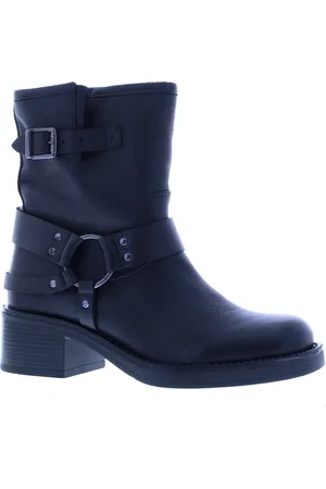 Miss Behave Vica biker kort | dames | maat: | leer